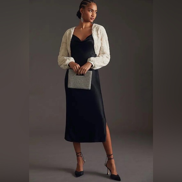 Maeve Faux Fur Shrug - Picture 3 of 13